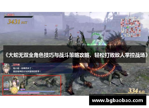 《大蛇无双全角色技巧与战斗策略攻略，轻松打败敌人掌控战场》
