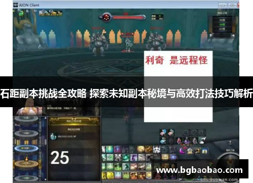 石距副本挑战全攻略 探索未知副本秘境与高效打法技巧解析